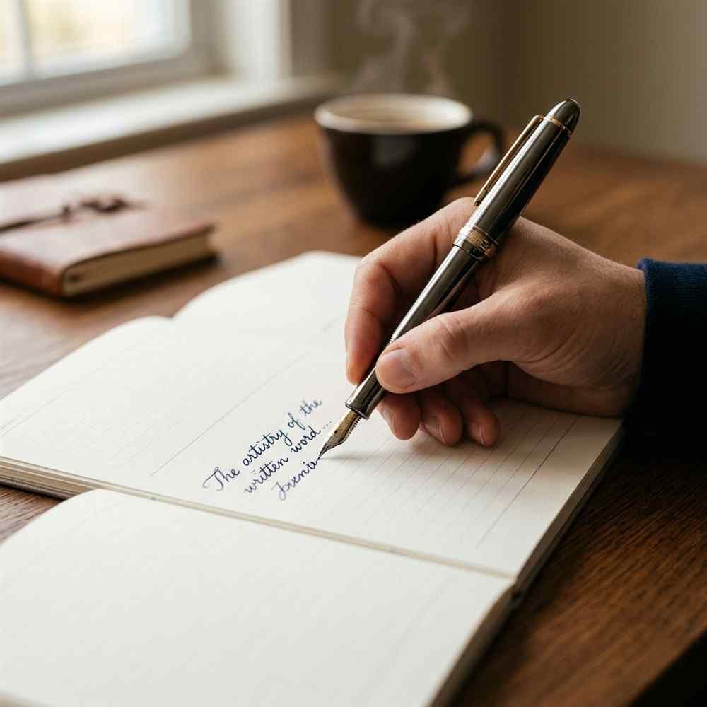 Writing a Statement of Purpose with a Fountain Pen